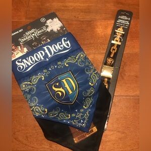 Snoop Dog Collar & Bandana Set Size Medium